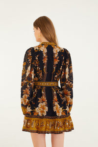 344142F-farm-rio-beaded-buckle-long-sleeve-mini-dress-in-black-majestic-garden-1