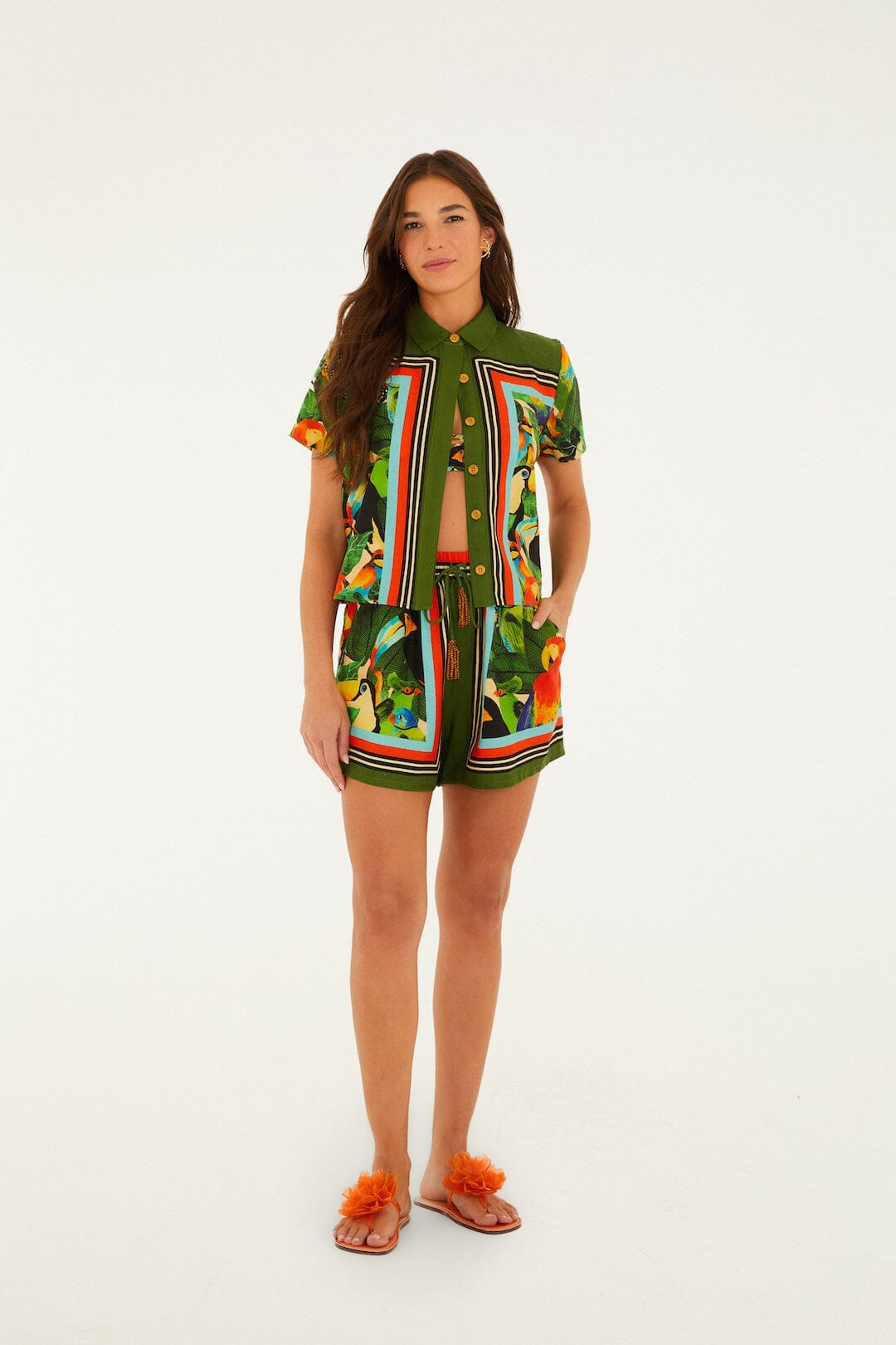 344737-farm-rio-bird-leaves-shirt-in-sand-1-344738-farm-rio-bird-leaves-shorts-in-sand-1