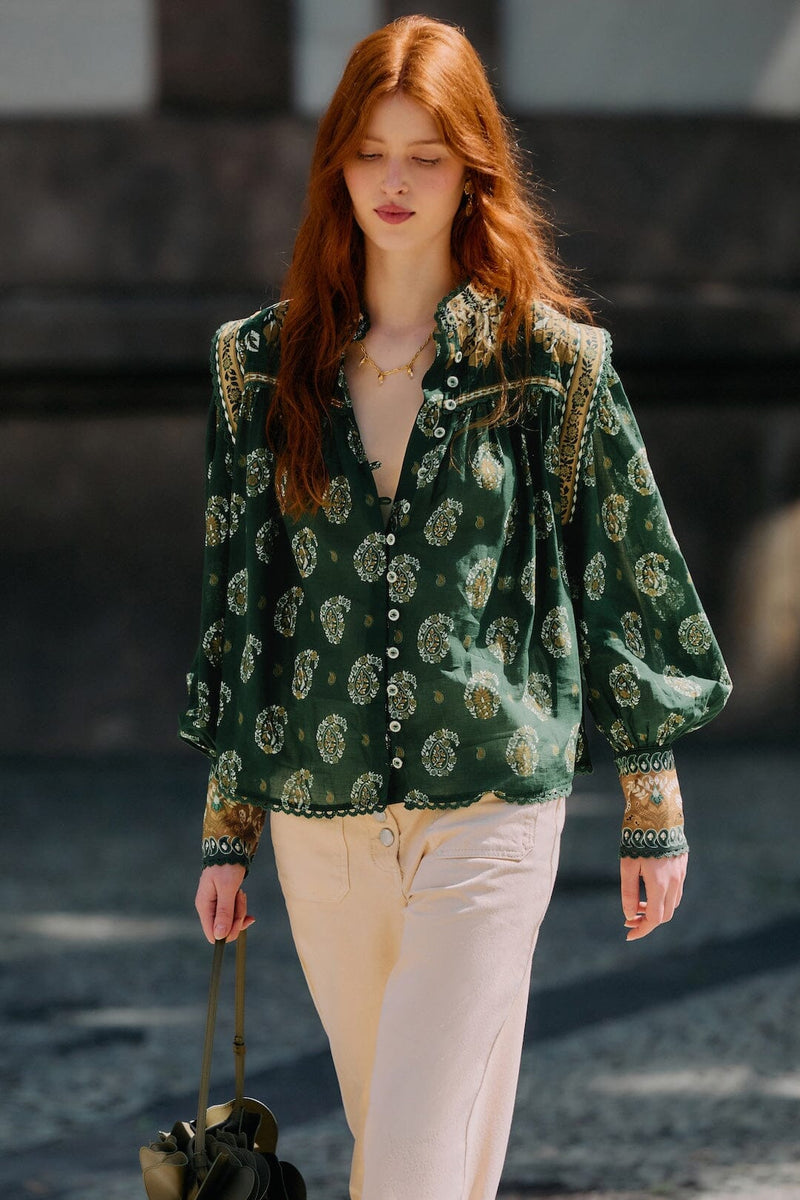351137-farm-rio-lace-buttoned-puff-sleeve-blouse-in-ayla-green-1