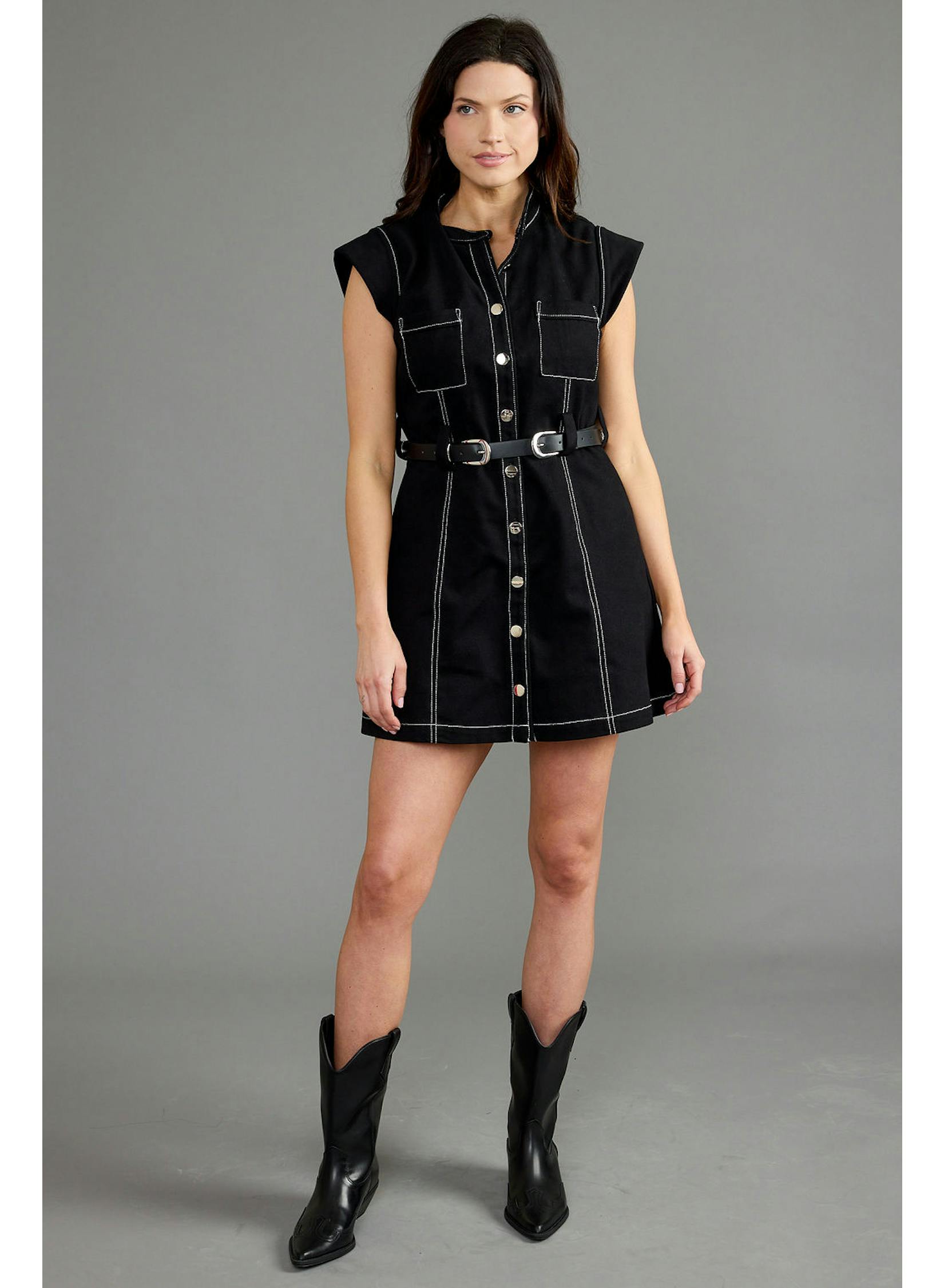 35652D-F26-thomas-and-lourdes-suzie-black-denim-dress-1