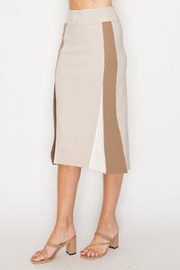 35719K-JOH-jolene-stretch-knit-crepe-colorblock-skirt-in-beige-1