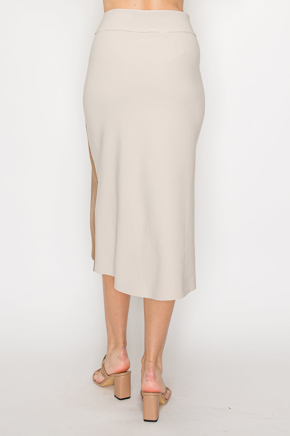 35719K-JOH-jolene-stretch-knit-crepe-colorblock-skirt-in-beige-1