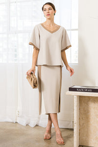 35719K-JOH-jolene-stretch-knit-crepe-colorblock-skirt-in-beige-1