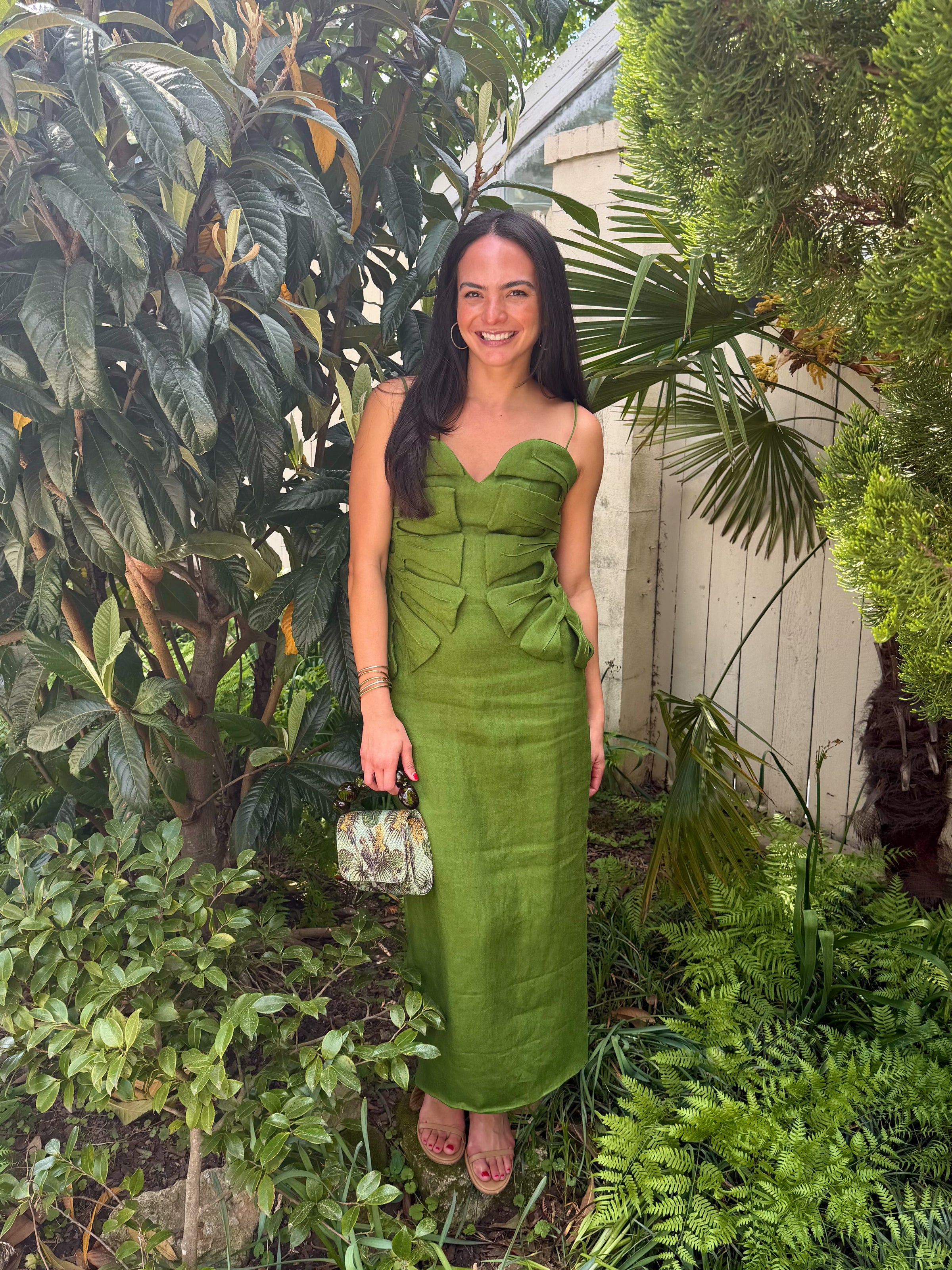 farm rio monstera skirt Farm Rio Sleeveless Maxi Dress in Green Monstera Leaf – Poppy's of Atlanta