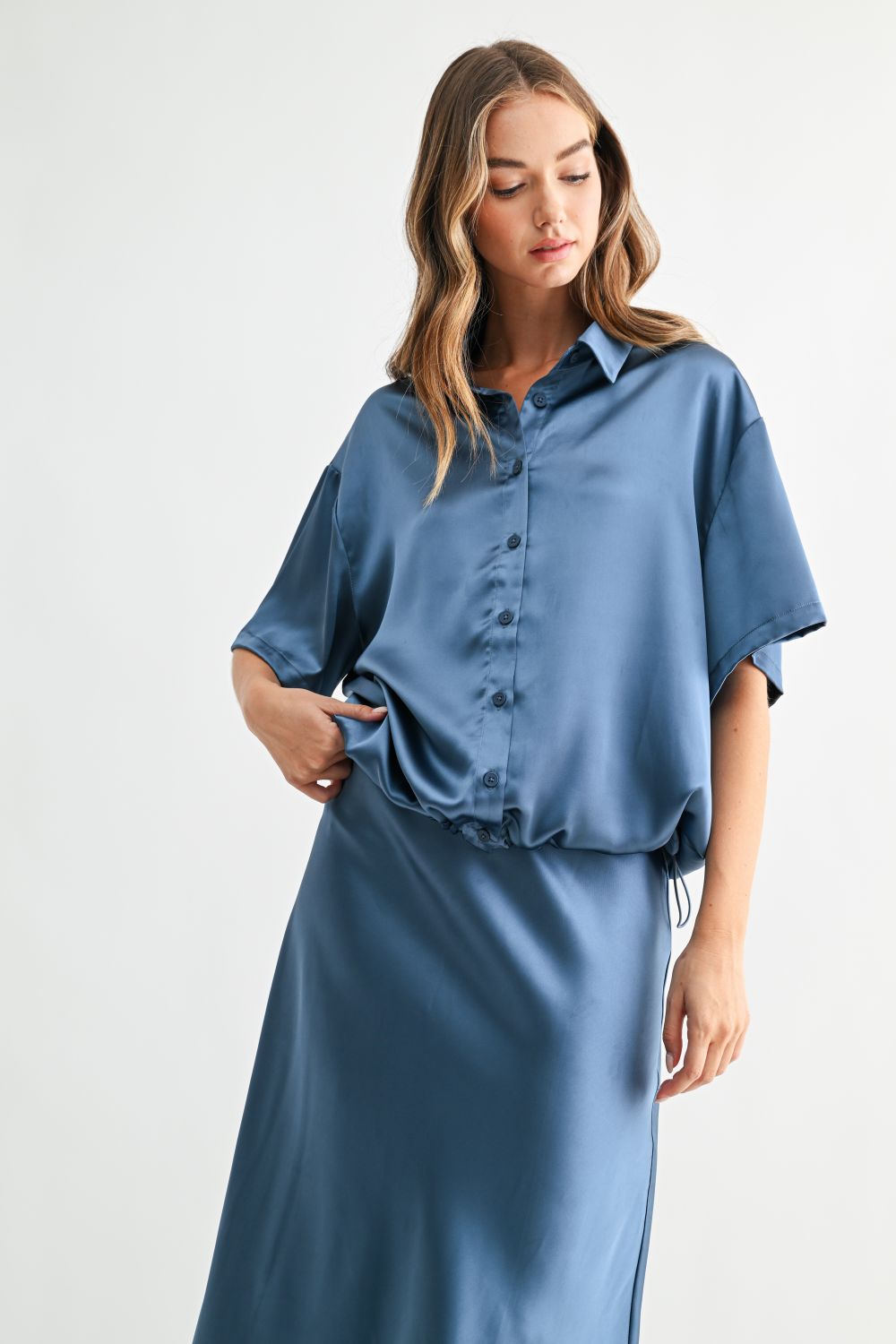 Janine Top in Midnight