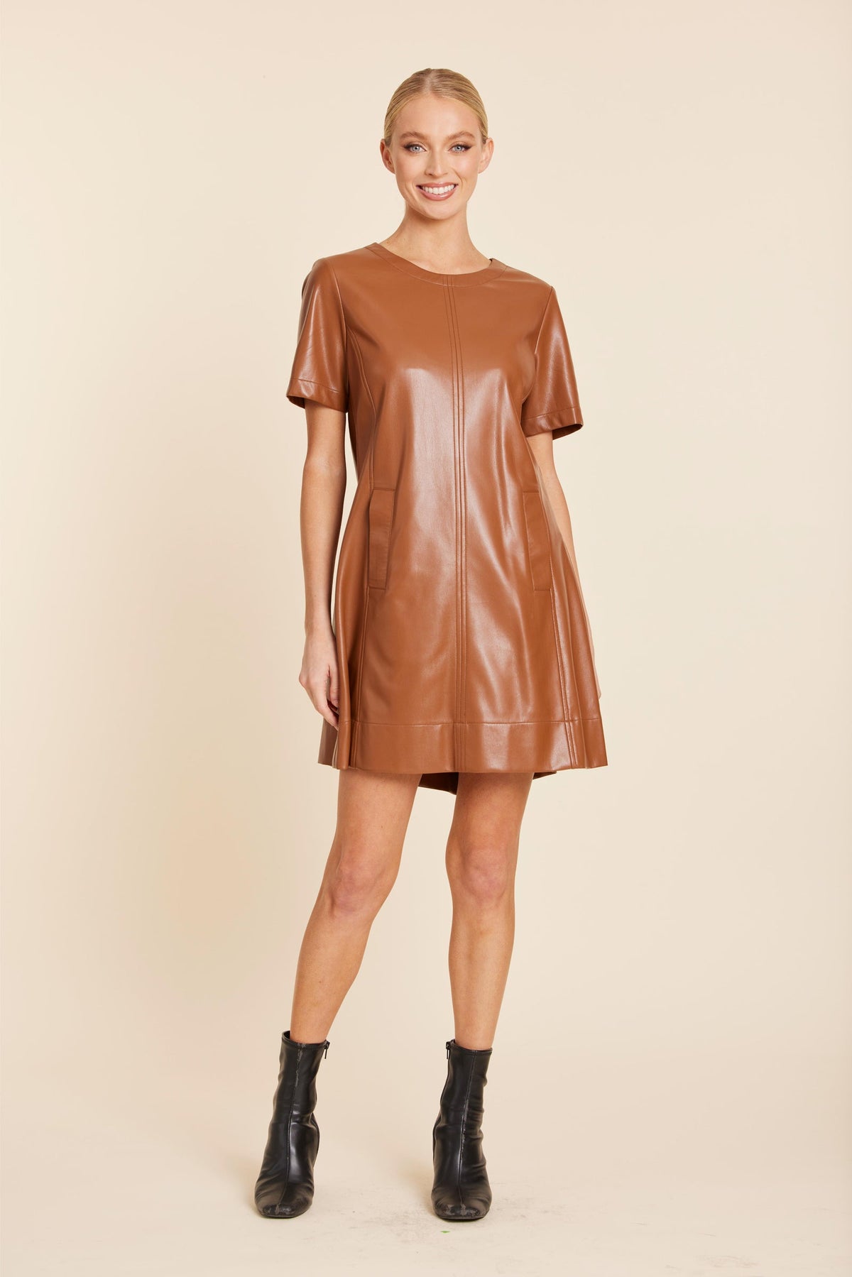 377-dolce-cabo-faux-leather-pleat-dress-in-saddle-1