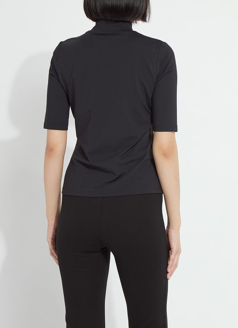 Lysse Clara Mock Neck Top in Black – Poppy's of Atlanta