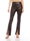 Front Slit Pant in Brown