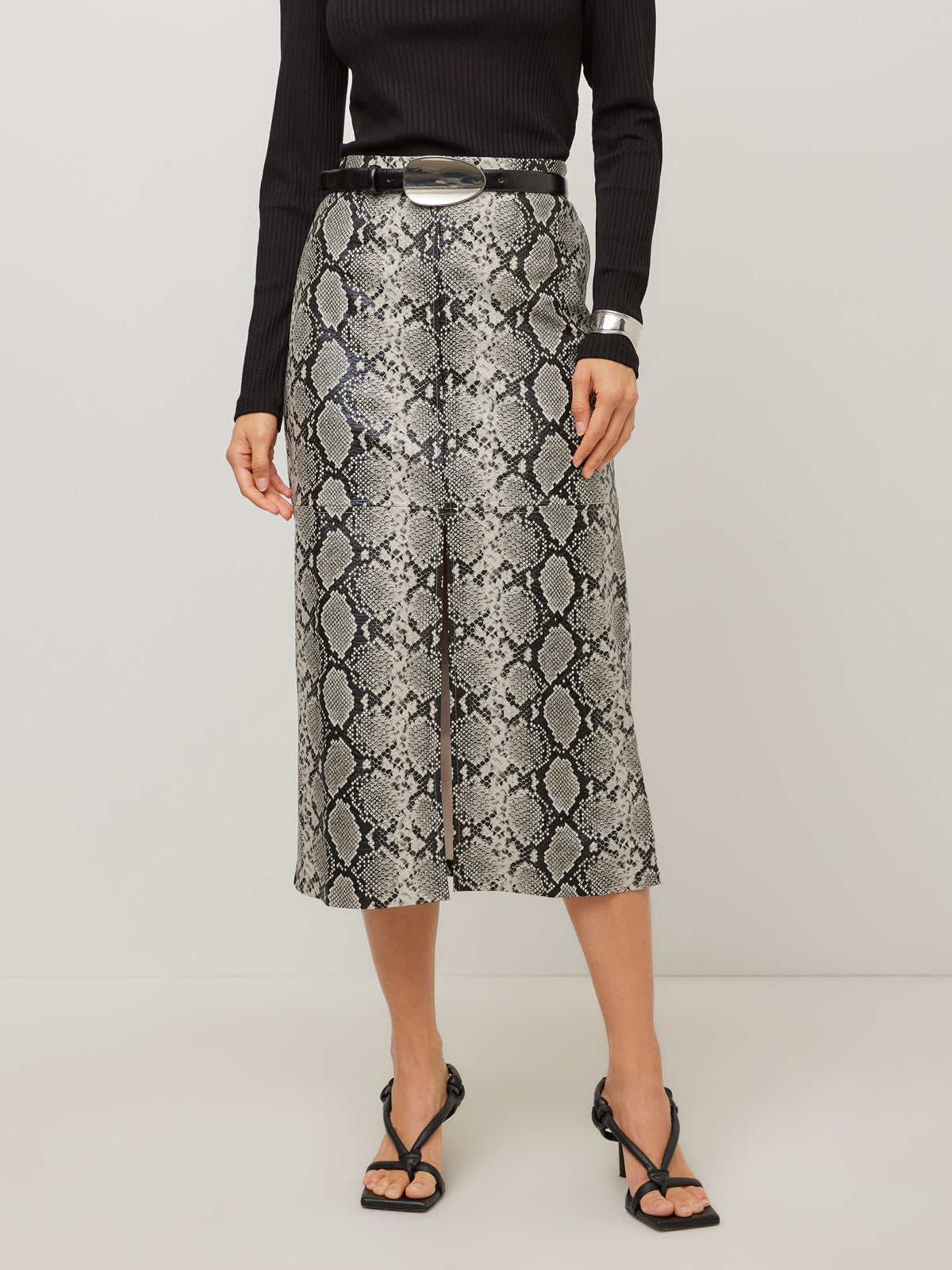 3F59013-Fifteen-Twenty-kaia-faux-leather-midi-skirt-snake-print-1