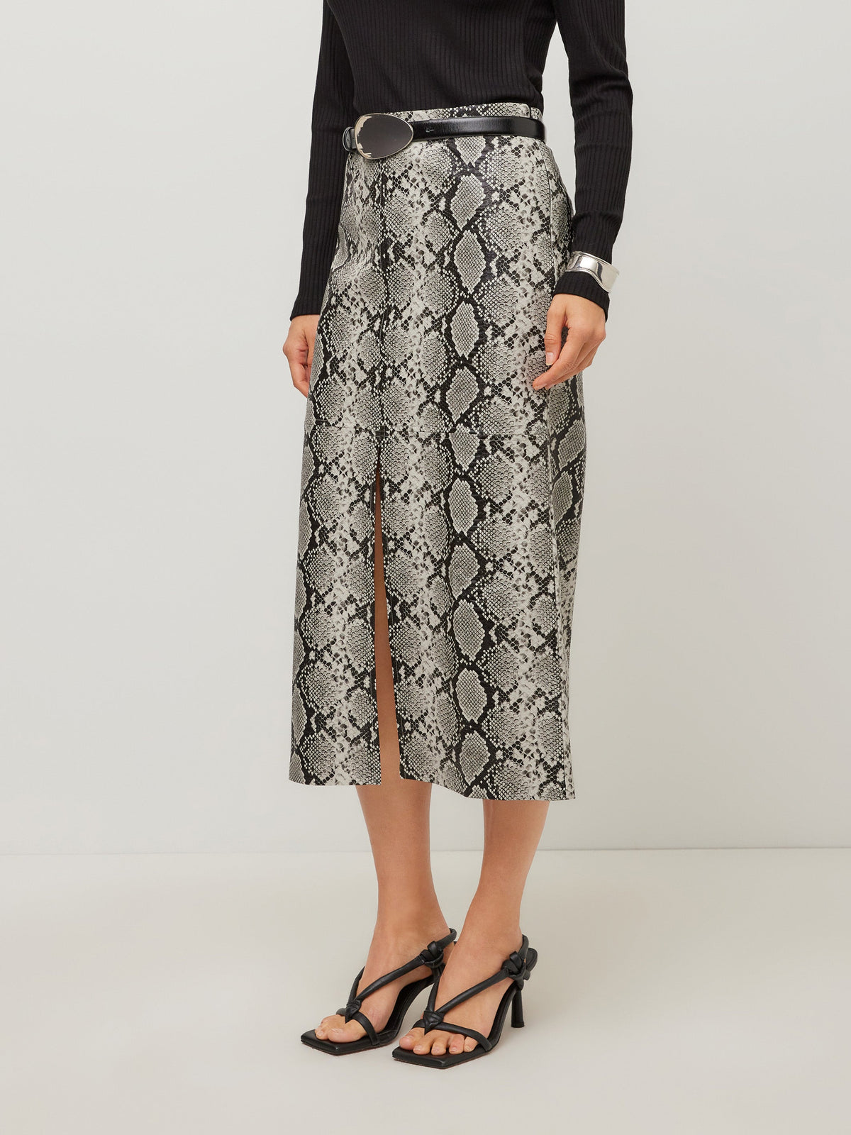 3F59013-Fifteen-Twenty-kaia-faux-leather-midi-skirt-snake-print-1