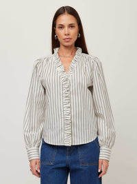 3F70225-Fifteen-Twenty-lizzy-stripe-ruffle-top-cream-navy-1