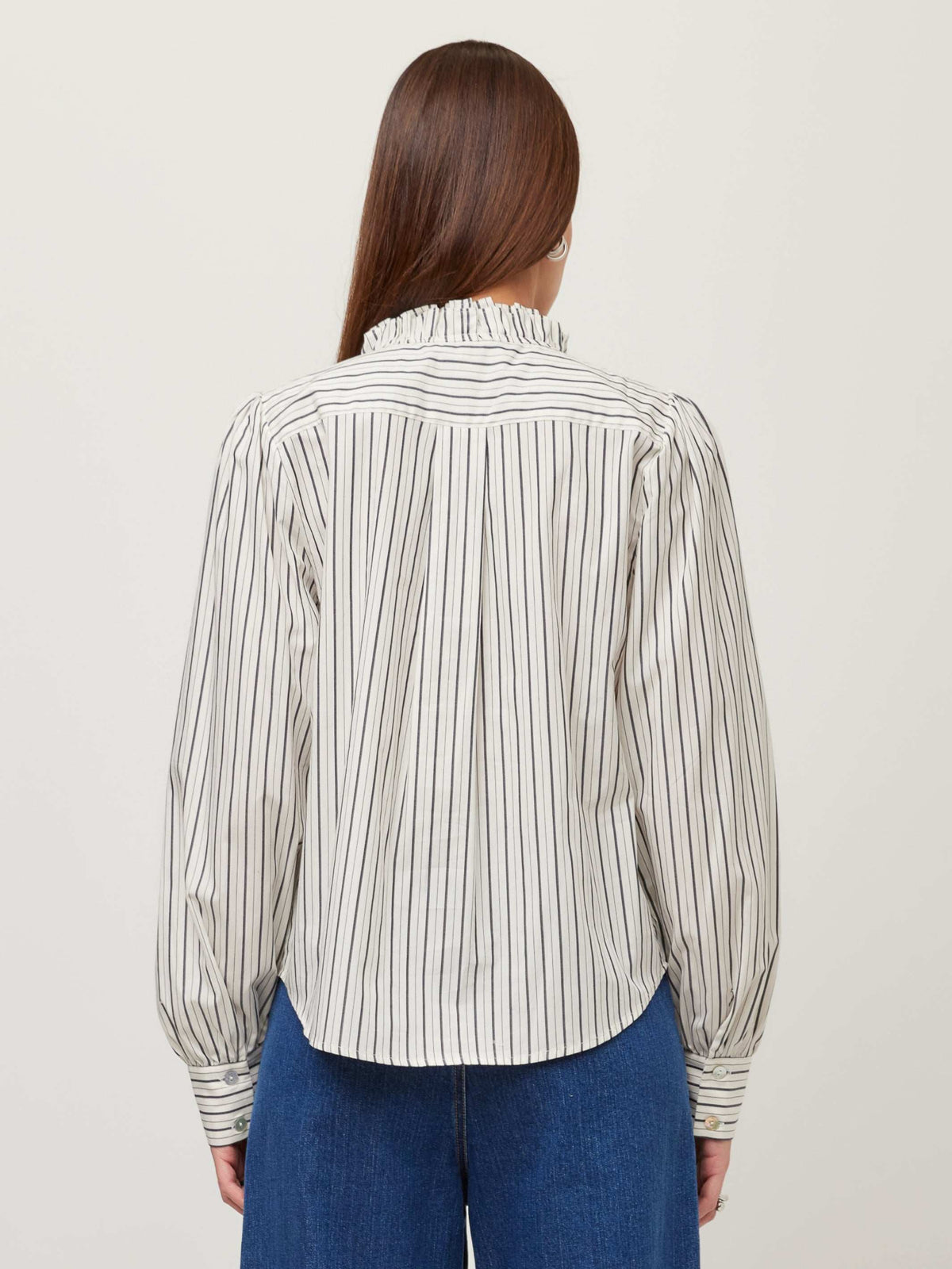 3F70225-Fifteen-Twenty-lizzy-stripe-ruffle-top-cream-navy-1