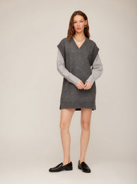 3F89141-fifteen-twenty-sally-mixed-media-dress-in-dark-heather-grey-1