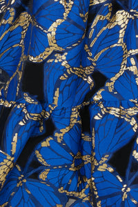 Hayden Butterfly Dress in Blue Multi