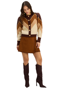 423S40224-Allison-New-York-fuzzy-chevron-cardigan-brown-multi-1
