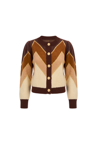 423S40224-Allison-New-York-fuzzy-chevron-cardigan-brown-multi-1