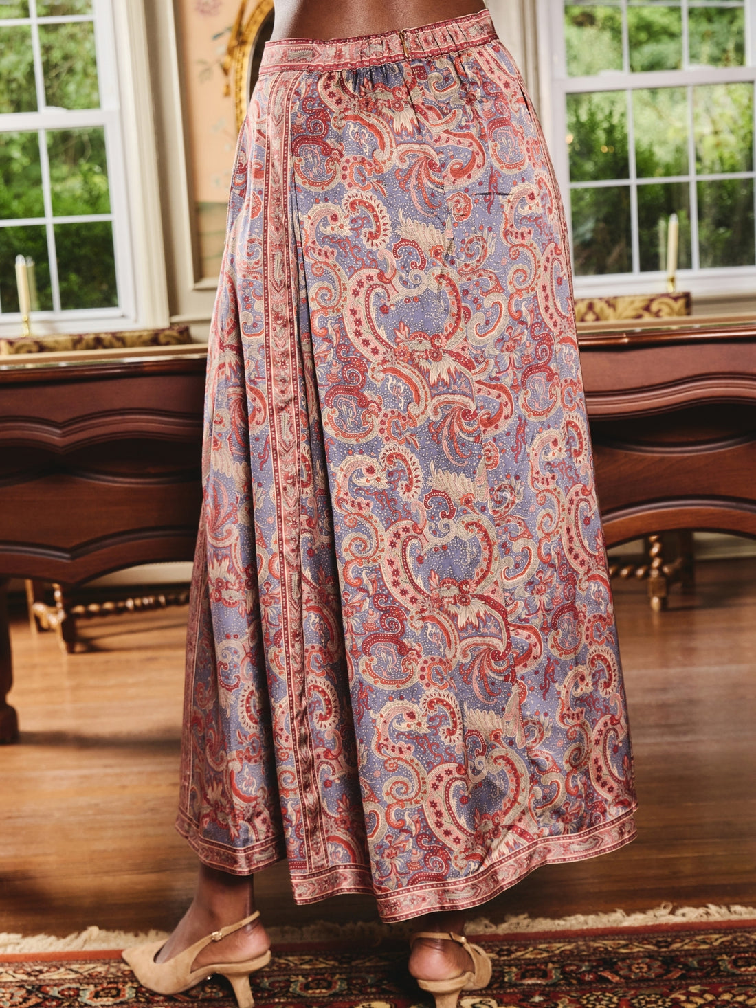 Arden Skirt in Lucent Lights Print