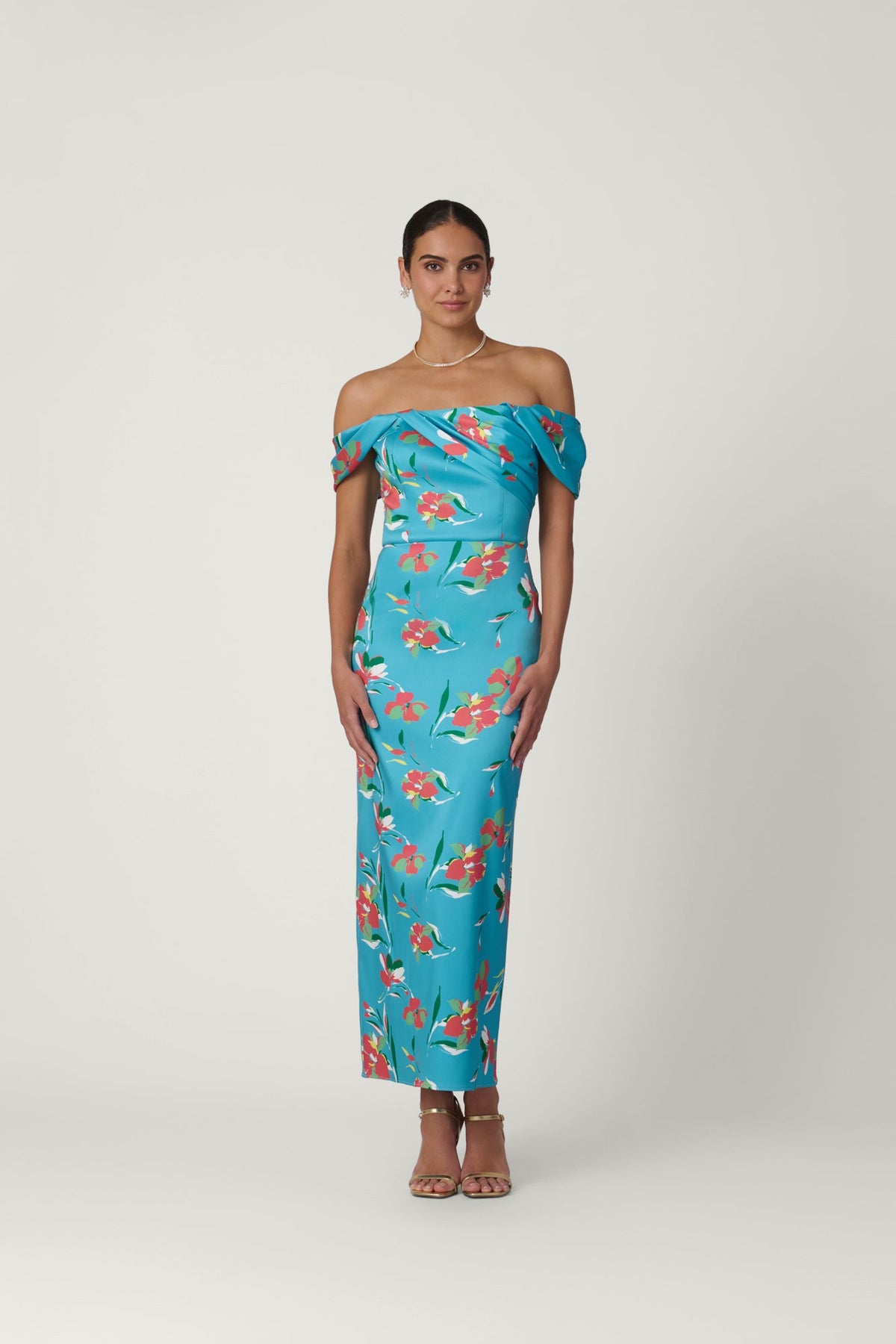 shoshanna blue dress Calder in Sea Multi SIZE:36 X 34 Oleg Cassini Vintage Beaded 1⅜ inches (35 mm) Pull on.