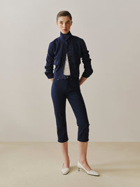 Blouson Jacket in Bright Navy