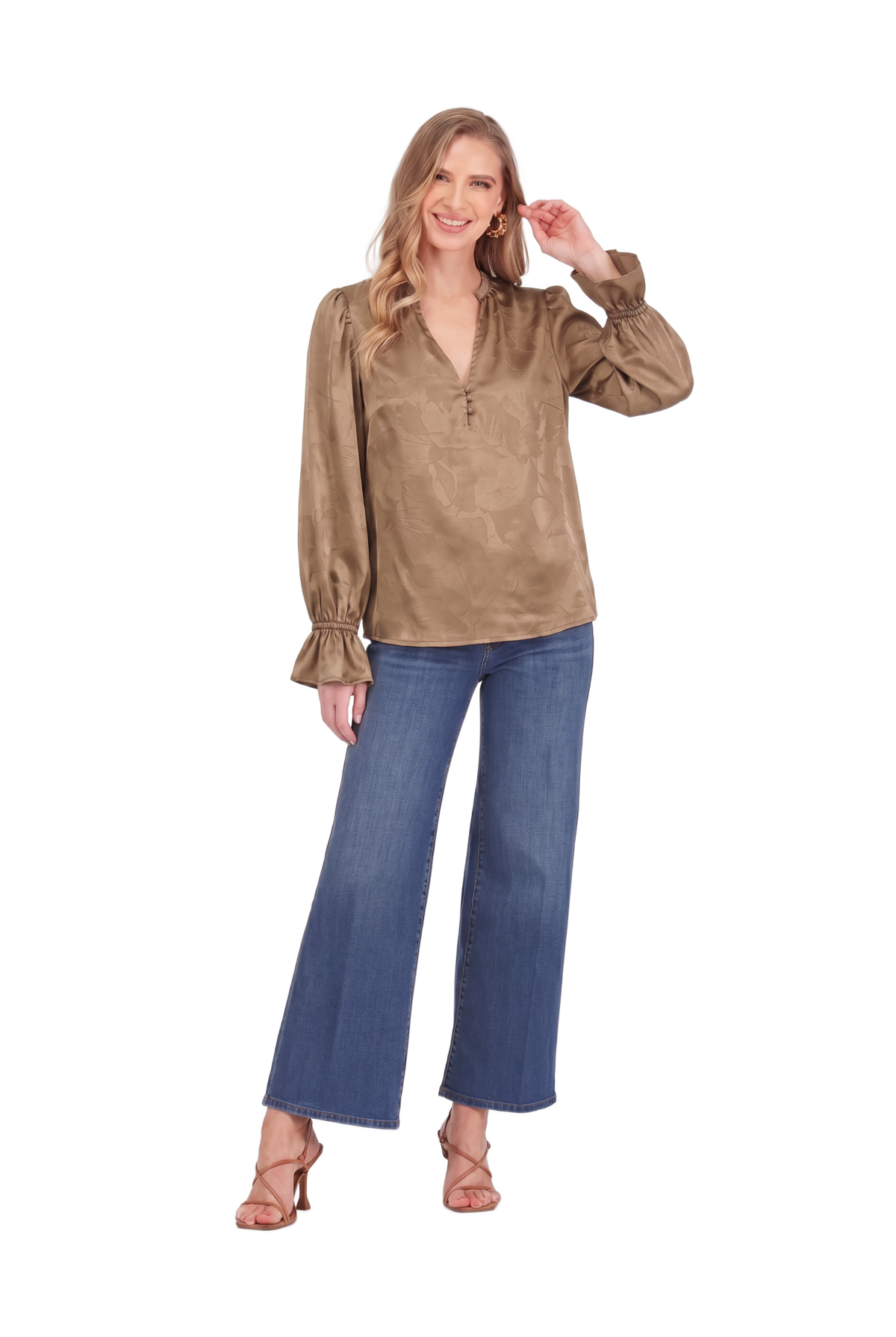 80J7693-Joy-Joy-split-neck-top-camel-1