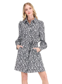 80J9912-Jade-Melody-Tam-button-flared-belt-dress-ivory-noir-1