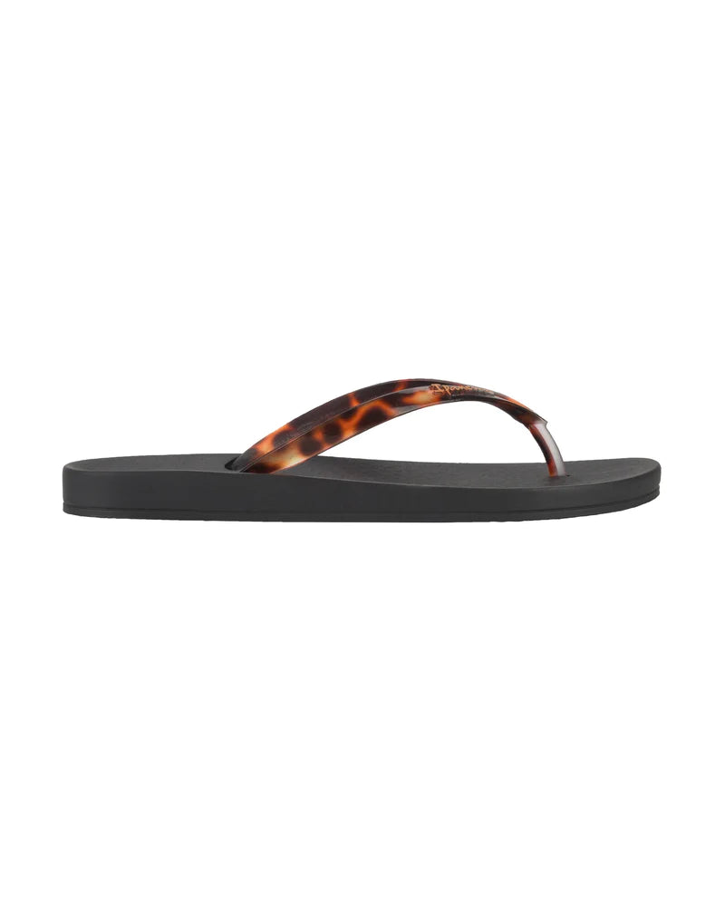 Anna Connect Flip Flop in Black/Clear