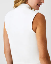 Airessentials Mock Neck Tank in White
