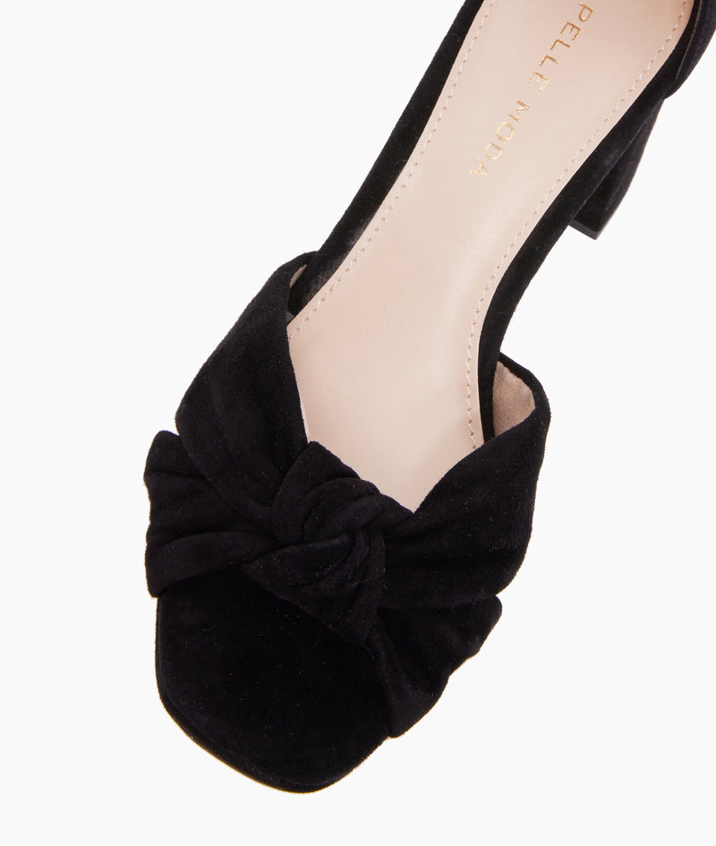 Anesa Block Heel in Black
