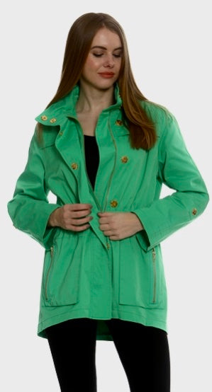 Tess Anorak Jacket in Irish Green