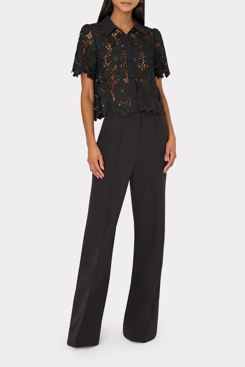 Addison Lace Top in Black
