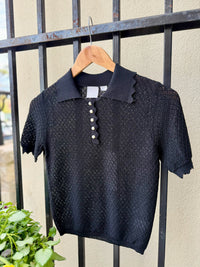 Knit Top in Black