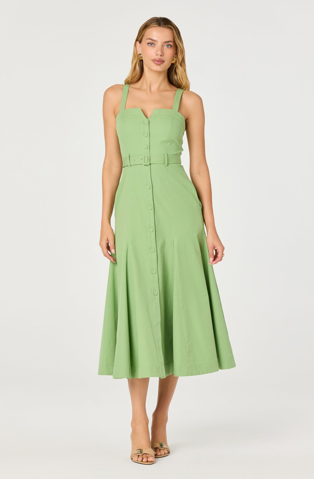 Astr the Label McKinley Dress in Avocado Poppy's of Atlanta Astr the Label McKinley Dress in Avocado Poppy's of Atlanta