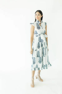 Palmetto Dress in Blue Hydrangea
