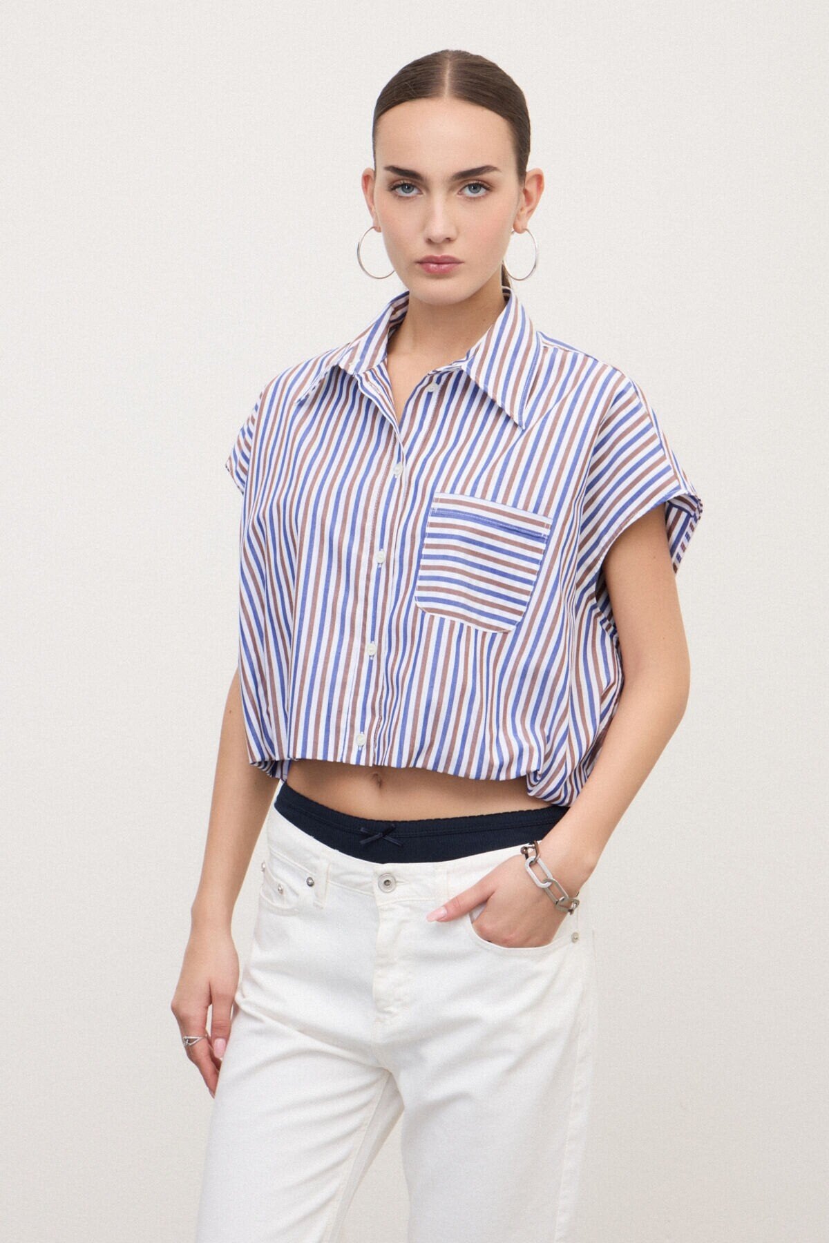 AZLDT9260ootodame-button-down-stripe-top-1