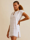 Abira Tunic Dress in White