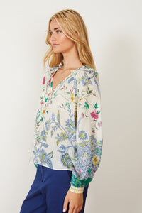 Miki Top in Balinese Floral