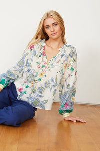 Miki Top in Balinese Floral