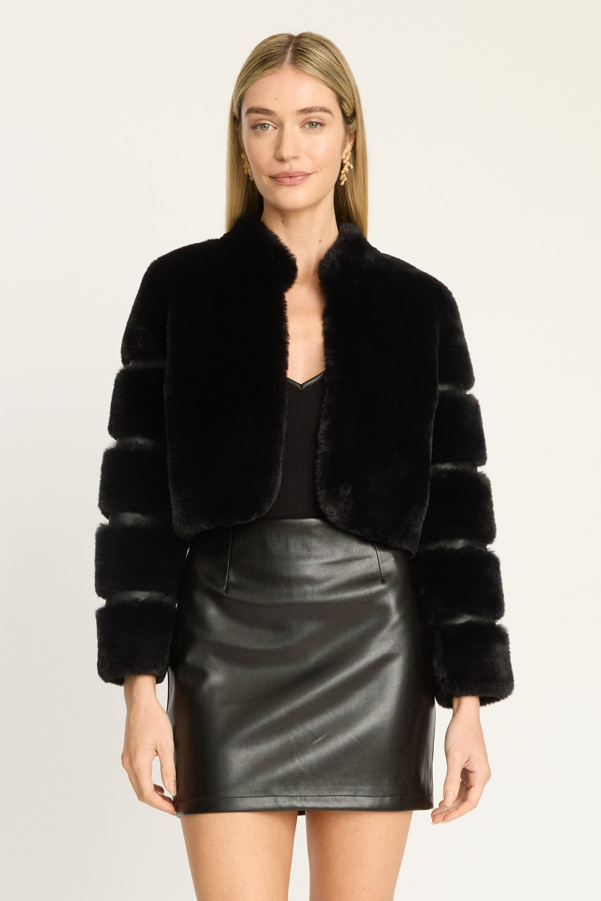 CA5088-Caballero-abril-fur-jacket-black-1