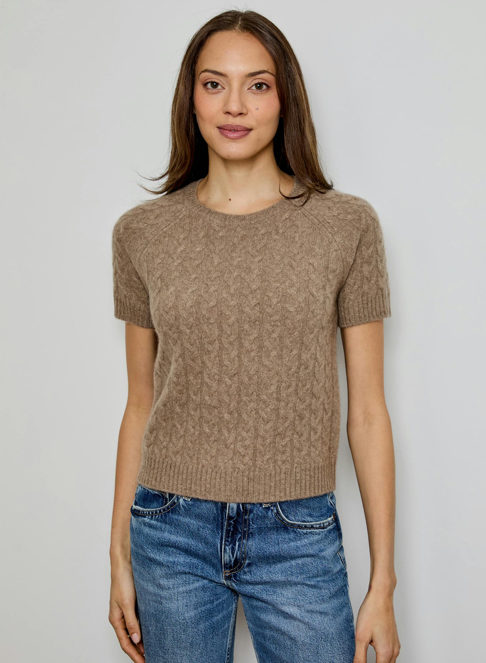CAS0112035-design-history-short-sleeve-cable-sweater-in-eco-clunch-1