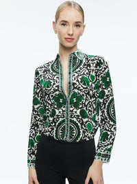 Willa Top in Monarch Light Emerald