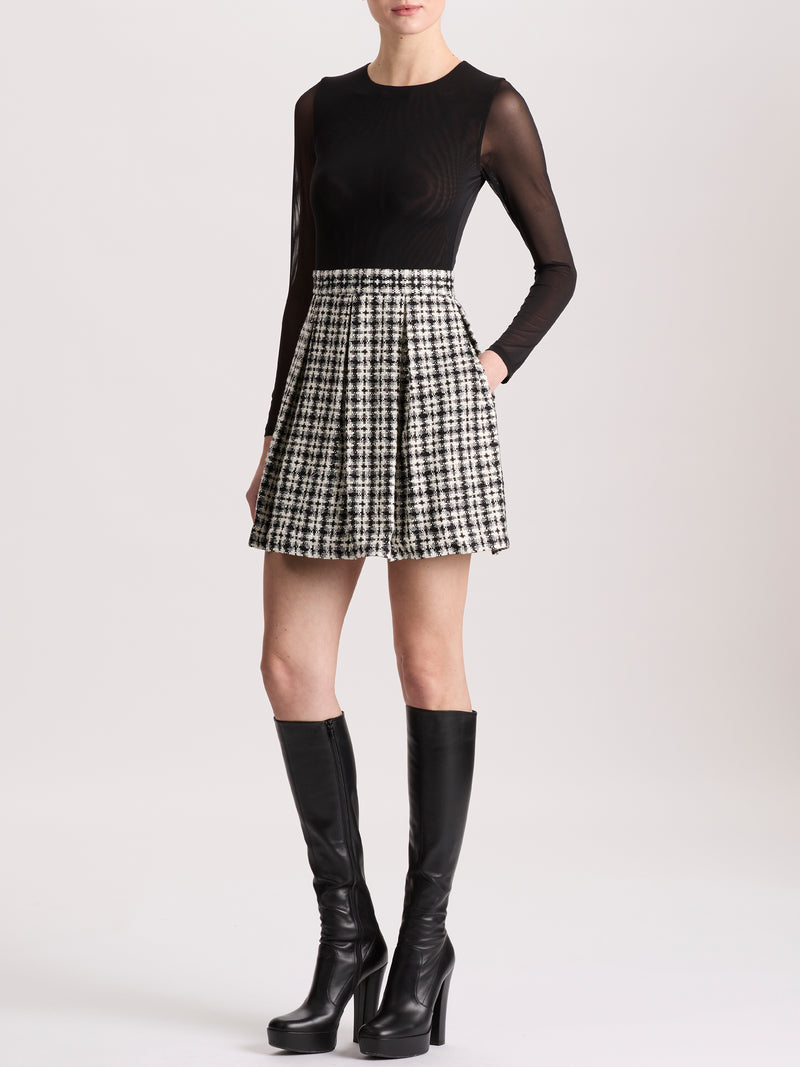 CL000W87508-alice-and-olivia-chara-tweed-dress-in-black-and-white-1