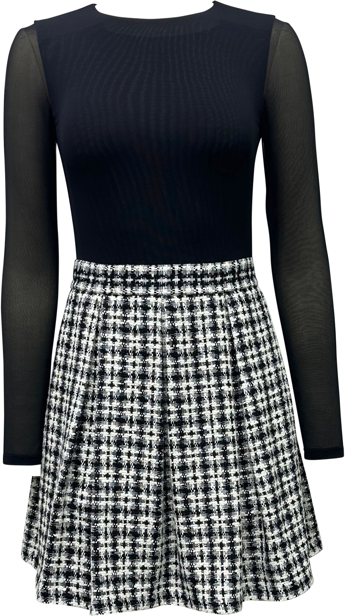 CL000W87508-alice-and-olivia-chara-tweed-dress-in-black-and-white-2