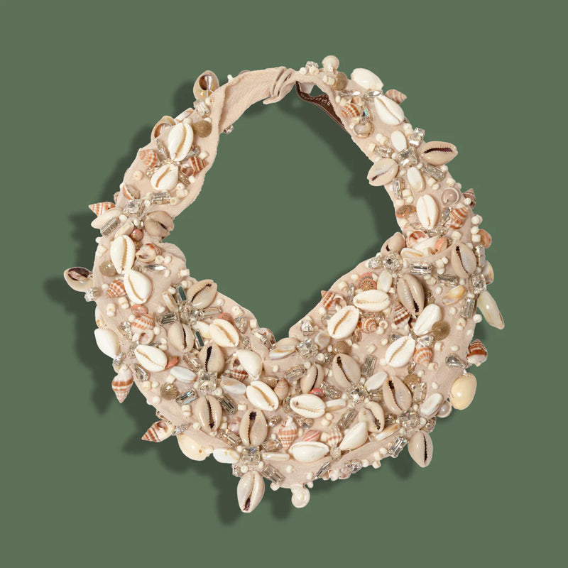 Campbell Scarf Necklace in Neutral