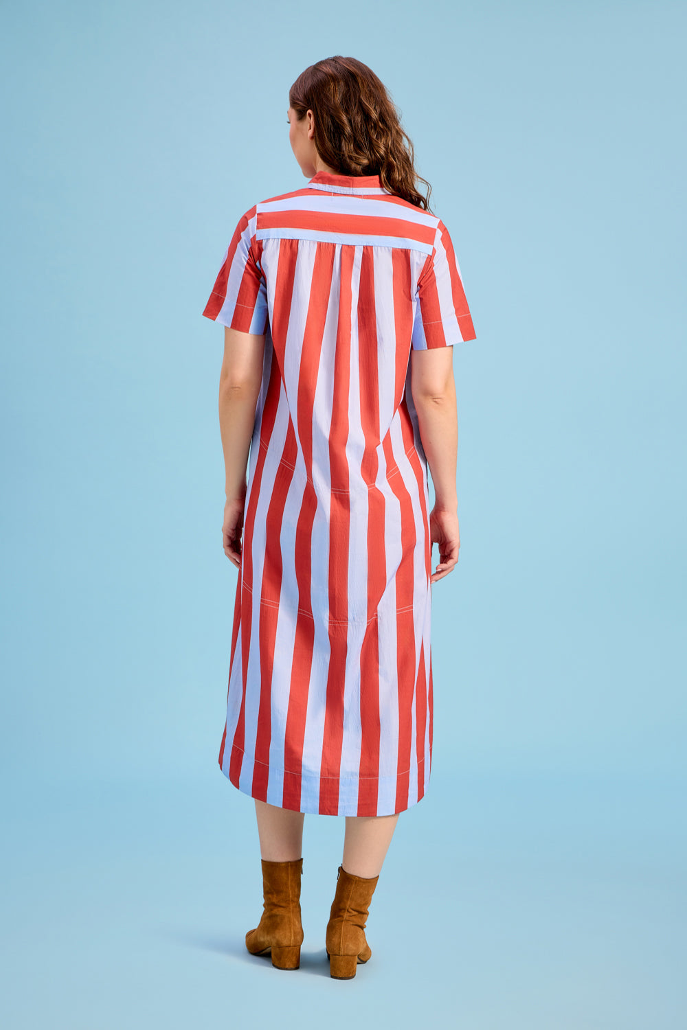 City Dress in Hearth Stripe