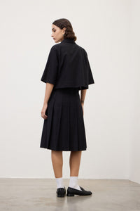 DN6294-ottod'ame-pleated-midi-skirt-in-black-1-DC5268-ottod'ame-cropped-button-front-top-in-black-1