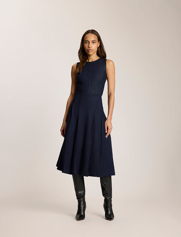 DNM619-commando-do-it-all-pleated-skirt-in-indigo-1