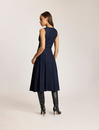 DNM619-commando-do-it-all-pleated-skirt-in-indigo-1