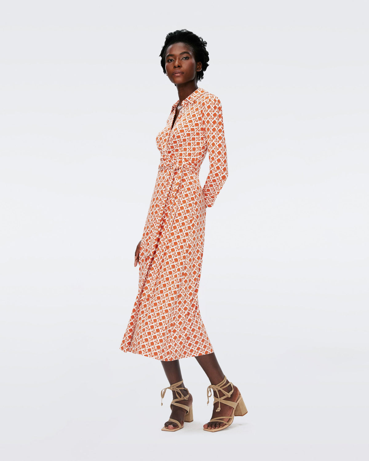 Sana Two Dress in Vintage Cane Marmalade
