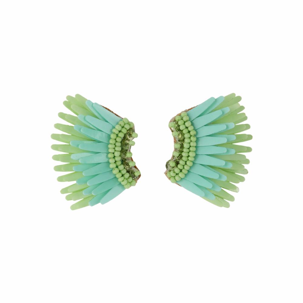 Micro Madeline Earrings in Aquamarine
