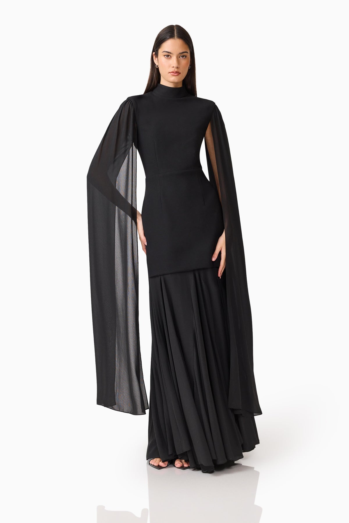 EB1062617-elliatt-odelia-cape-sleeve-gown-in-black-1